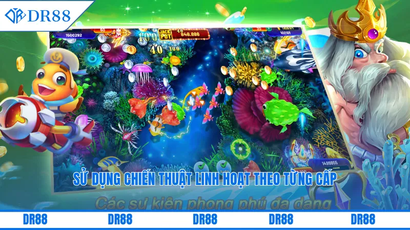 Sử dụng chiến thuật linh hoạt theo từng cấp