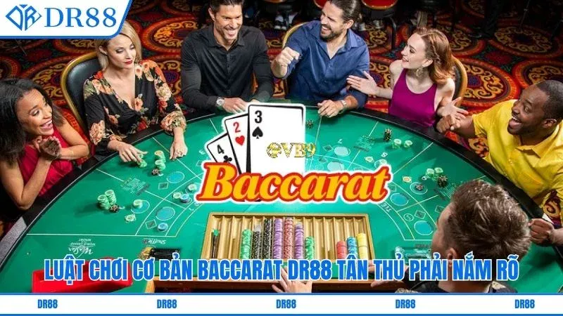 Luật chơi cơ bản baccarat DR88 tân thủ phải nắm rõ