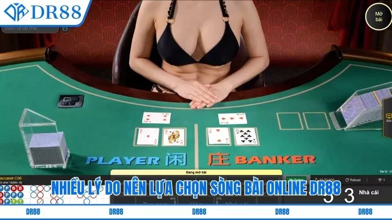 Nhiều lý do nên lựa chọn sòng bài online DR88