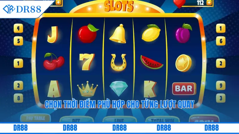 Chọn thời điểm phù hợp cho từng lượt quay